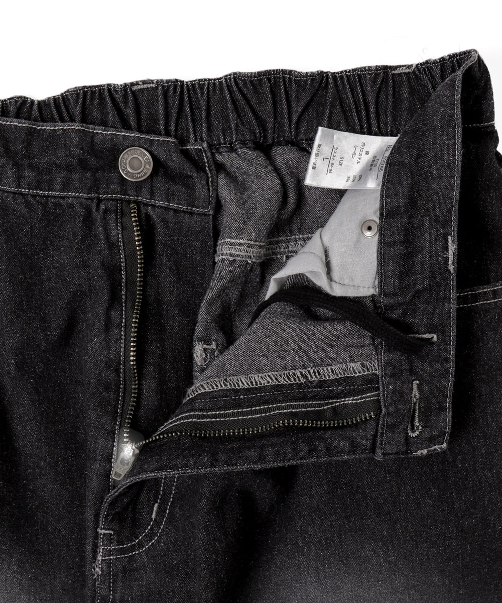 ワイドバギーデニムパンツ