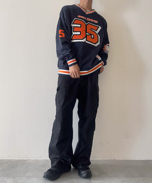 ネイビー モデル：175cm L着用