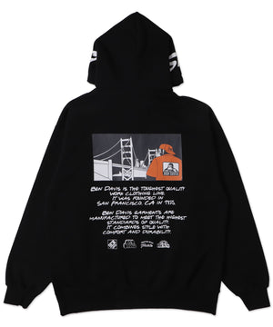 BENDAVISブリッジグラフィックプルパーカー