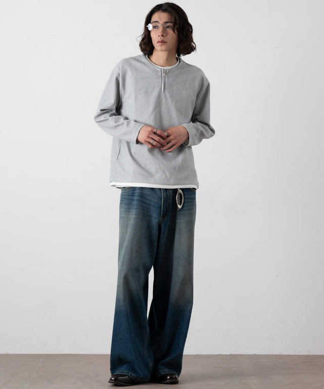 杢グレー モデル：182cm L着用