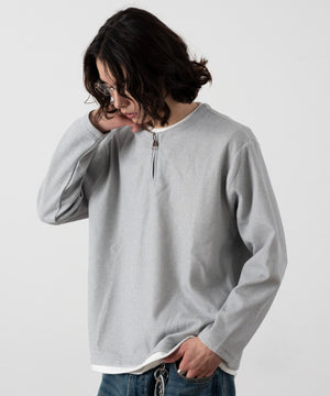 杢グレー モデル：182cm L着用