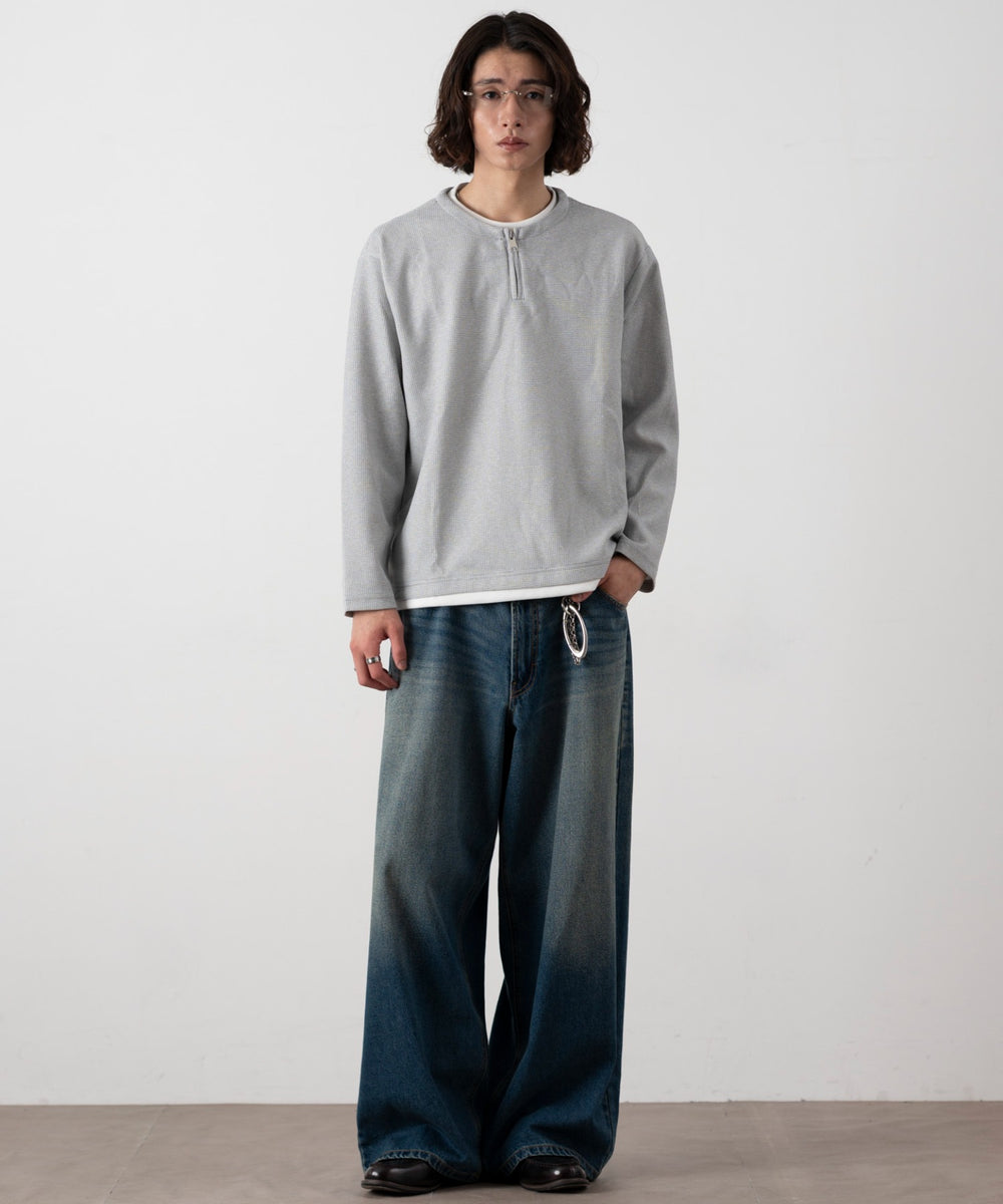 杢グレー モデル：182cm L着用