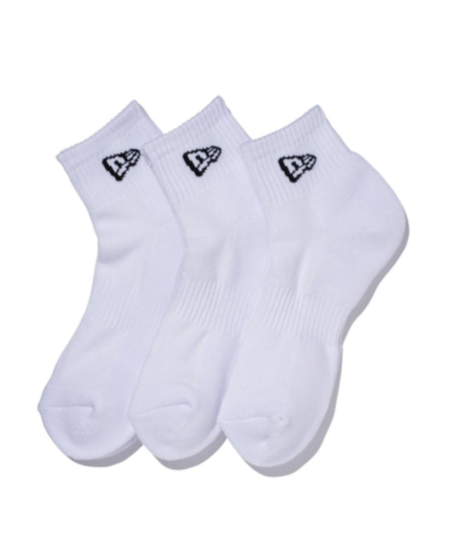 NEWERA SOCKS ANKLE 3PAIRS(25-27cm)/ホワイト