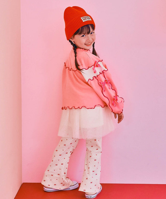 ピンク モデル:103.5cm 110サイズ着用