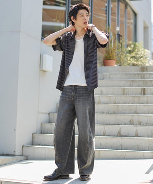 ブラックストライプ モデル：181cm L着用