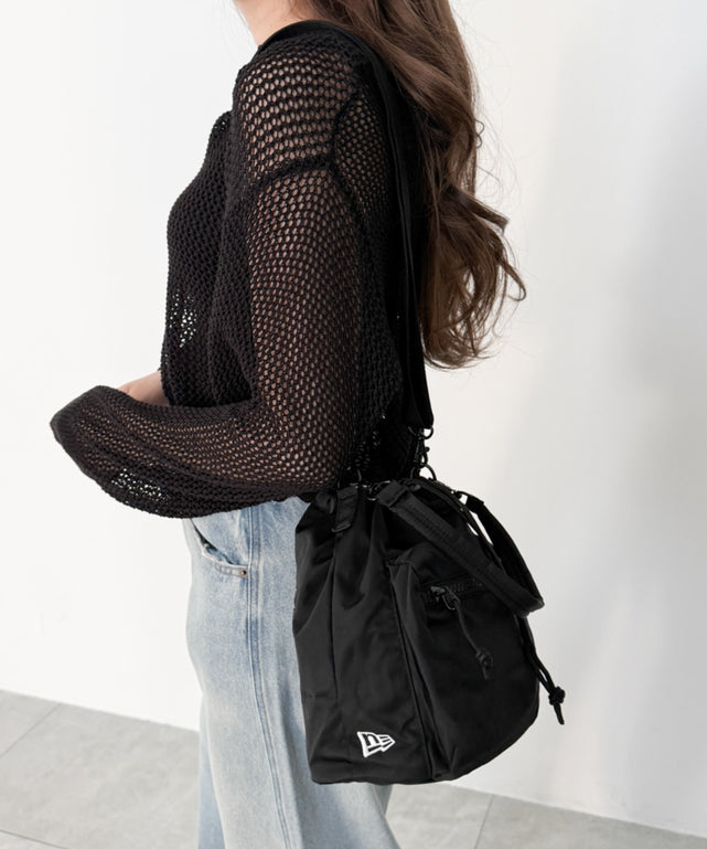 NEWERA　2way　DRAWSTRING　POUCH/ブラック