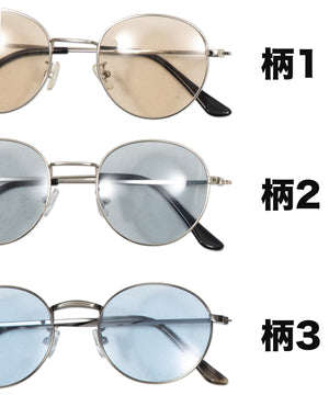 メタルフレームカラーレンズサングラス