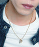 Mラインストーンダブルモチーフネックレス/柄2
