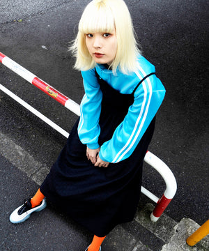 フードジャージトップ