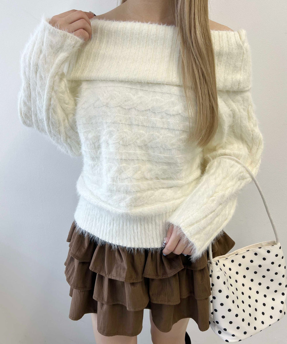 ホワイトアイボリーモデル：160㎝ F着用