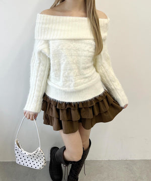 ホワイトアイボリーモデル：160㎝ F着用