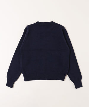 リボンジャガードカーディガン