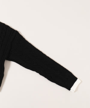 バイカラーポロニット