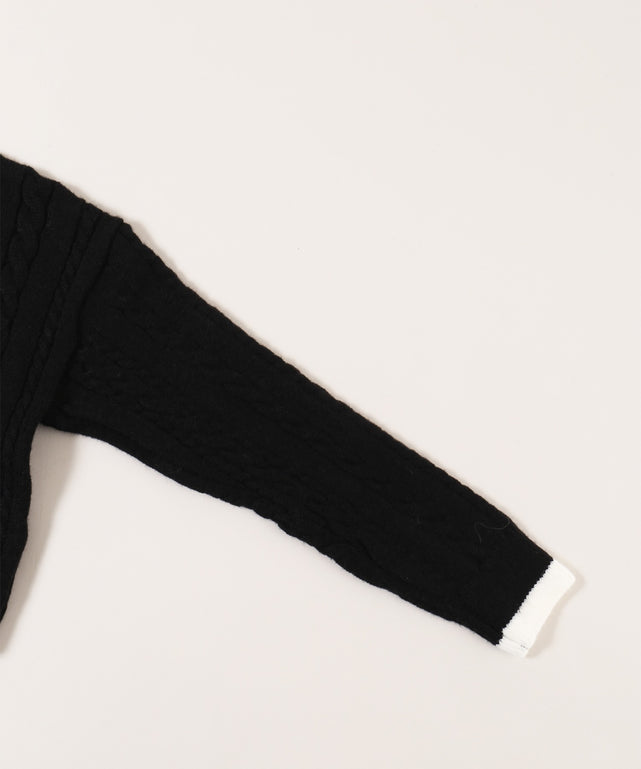 バイカラーポロニット