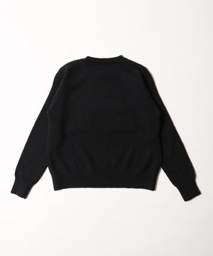 リボンメッセージニット