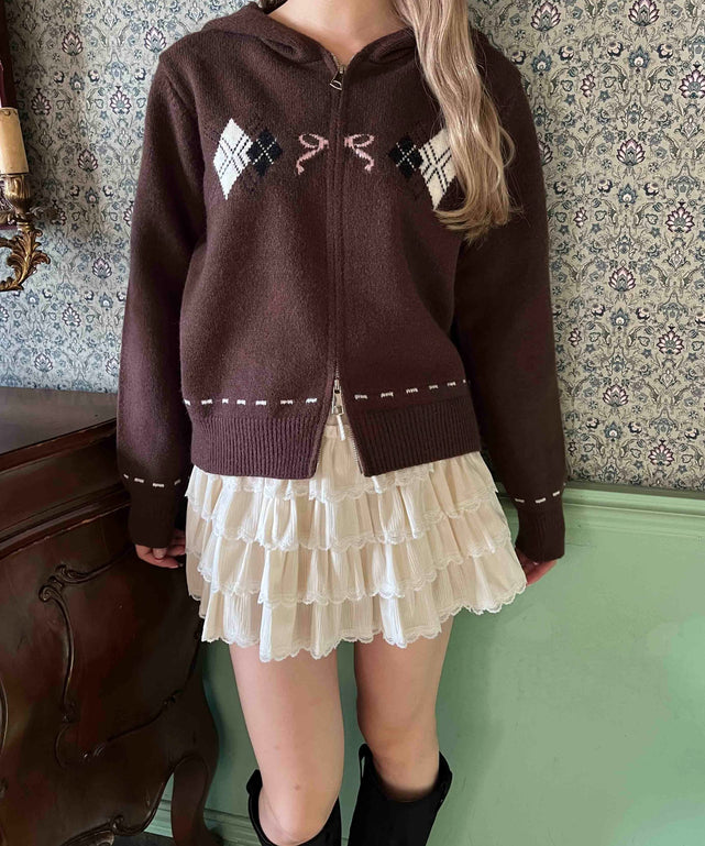 ブラウン モデル：160㎝ F着用