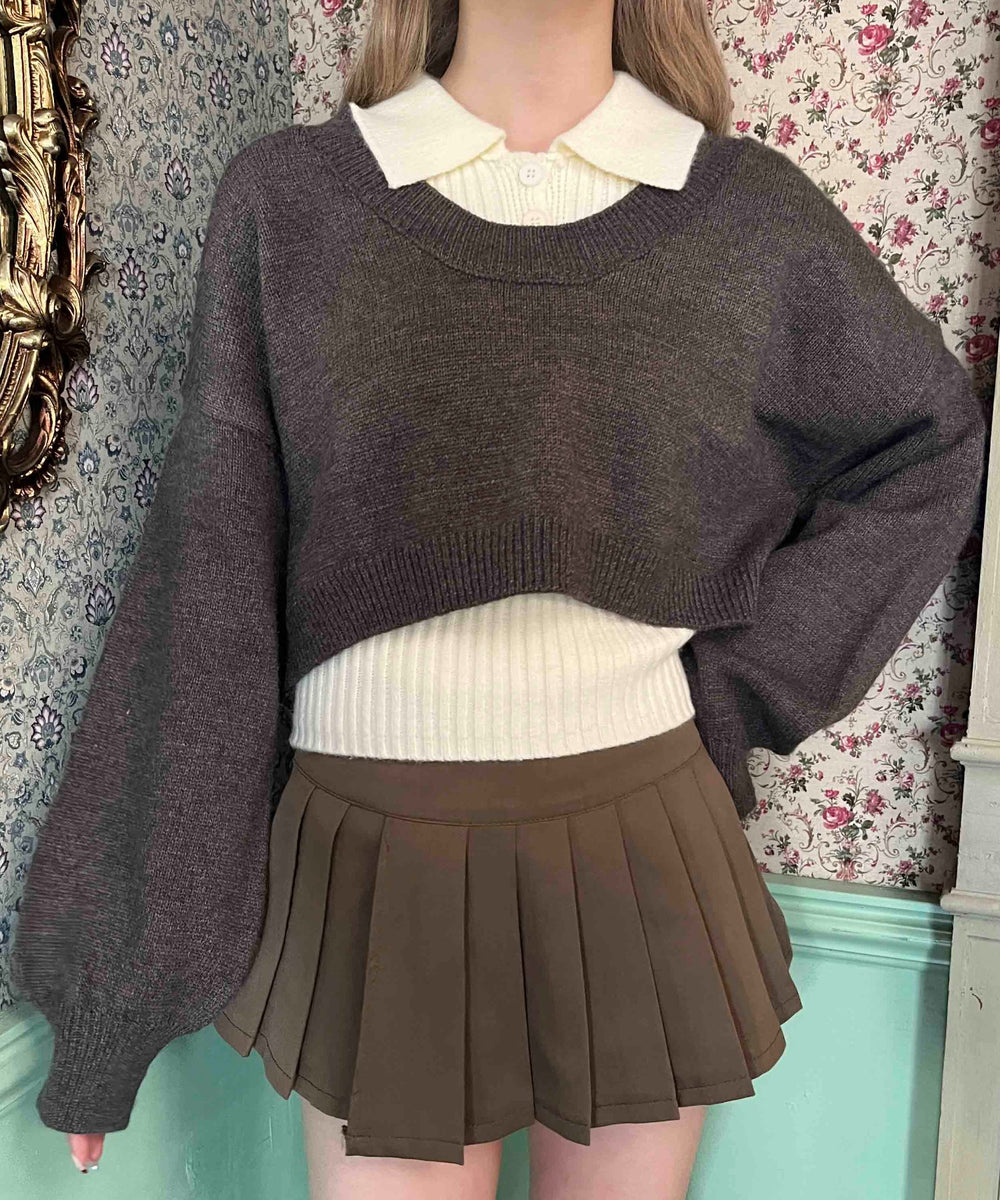 グレー モデル：160㎝ F着用