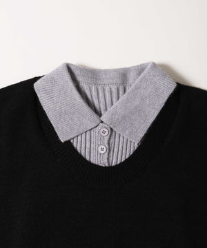 インナーセットレイヤードニット