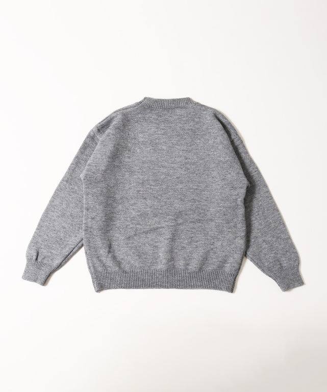 リボンチェリージャガードニット