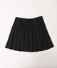 ダブルレースアッププリーツスカート
