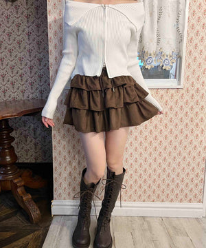 ブラウン モデル：160㎝ F着用