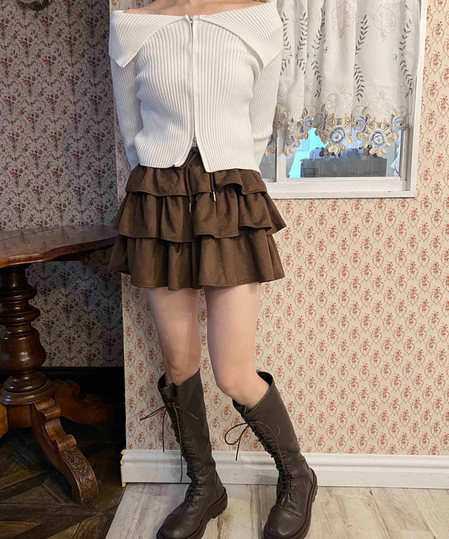 ブラウン モデル：160㎝ F着用