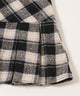 チェックボックスプリーツスカート