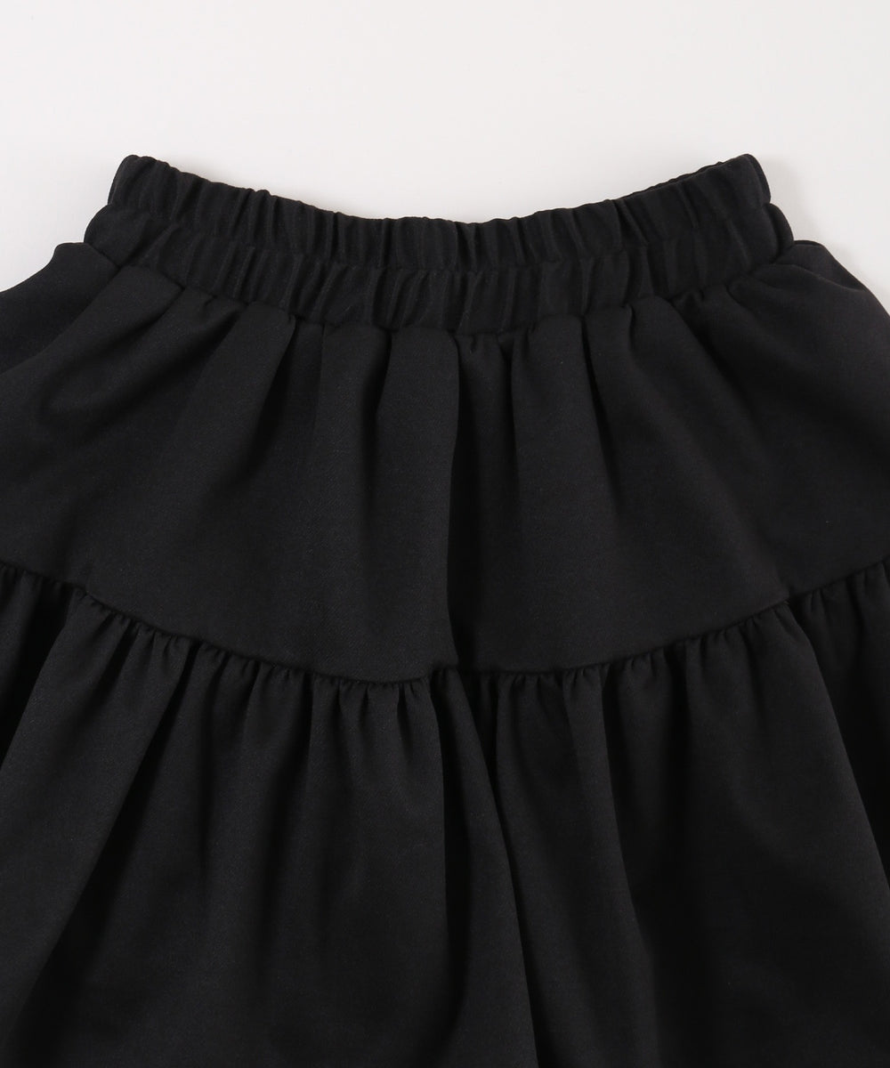 起毛ティアードミニスカート