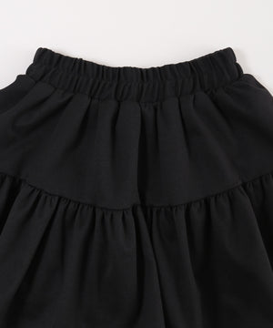 起毛ティアードミニスカート