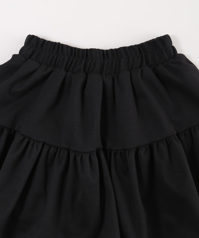 起毛ティアードミニスカート