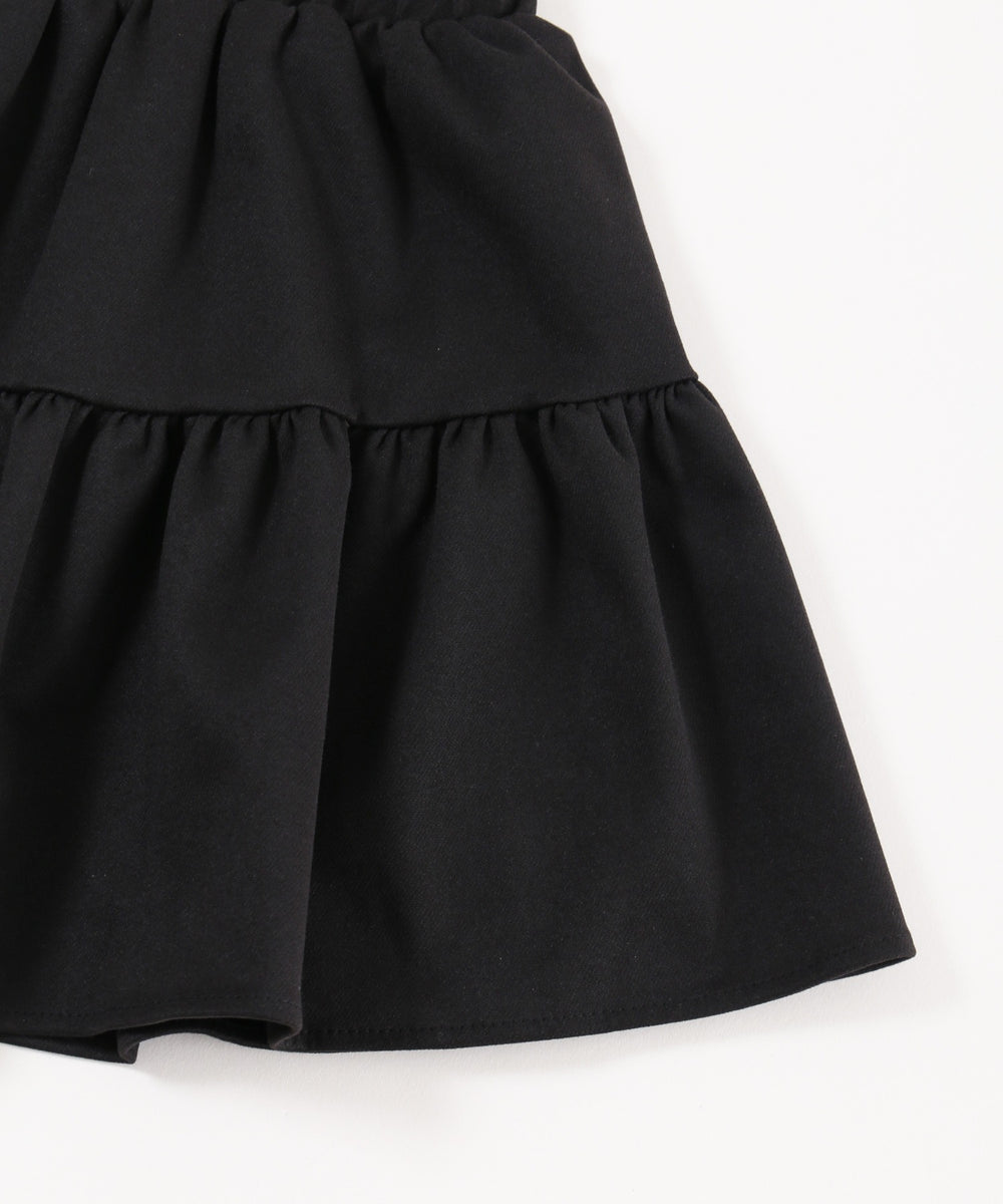 起毛ティアードミニスカート