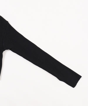 フリルリボンニットカーディガン