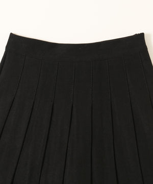 起毛プリーツミニスカート