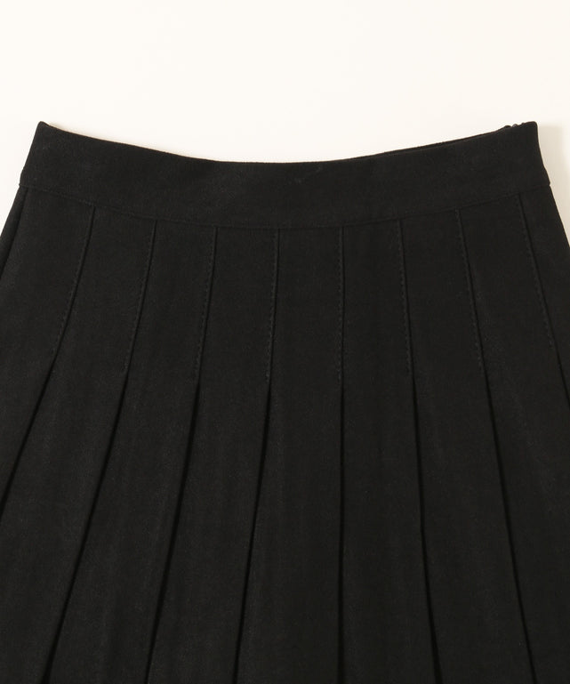起毛プリーツミニスカート