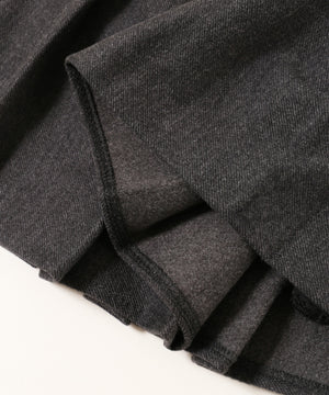 起毛プリーツミニスカート