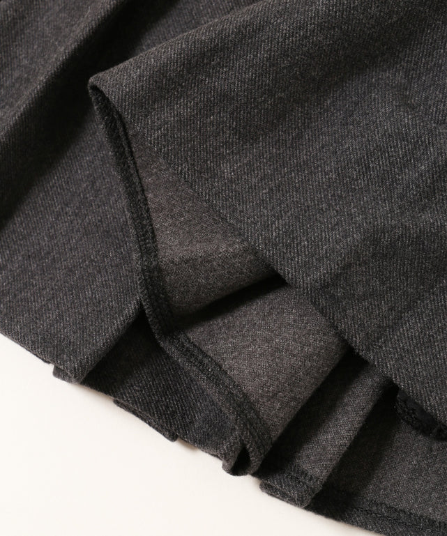 起毛プリーツミニスカート