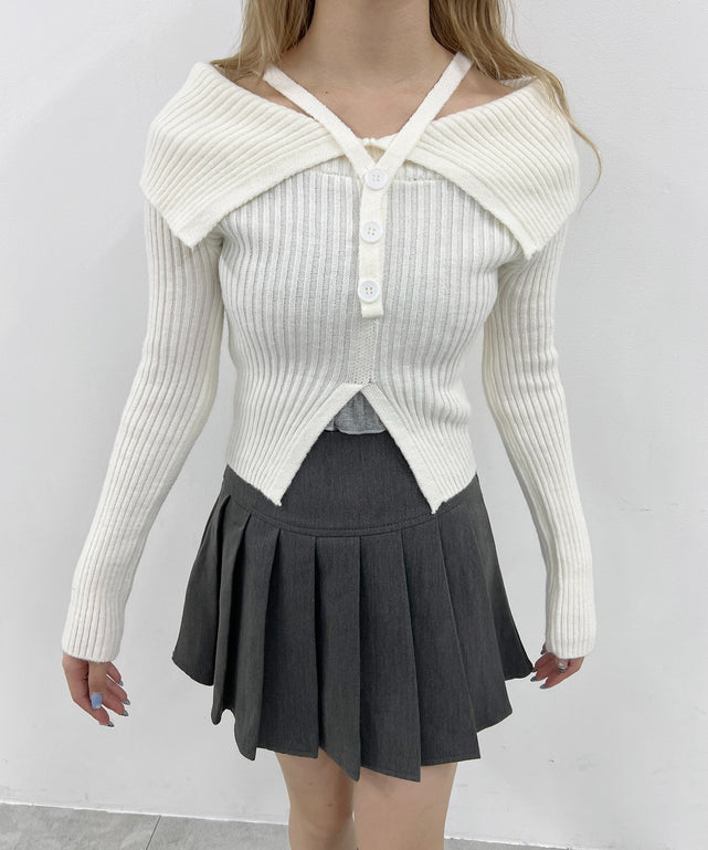 ホワイト モデル：160㎝ F着用