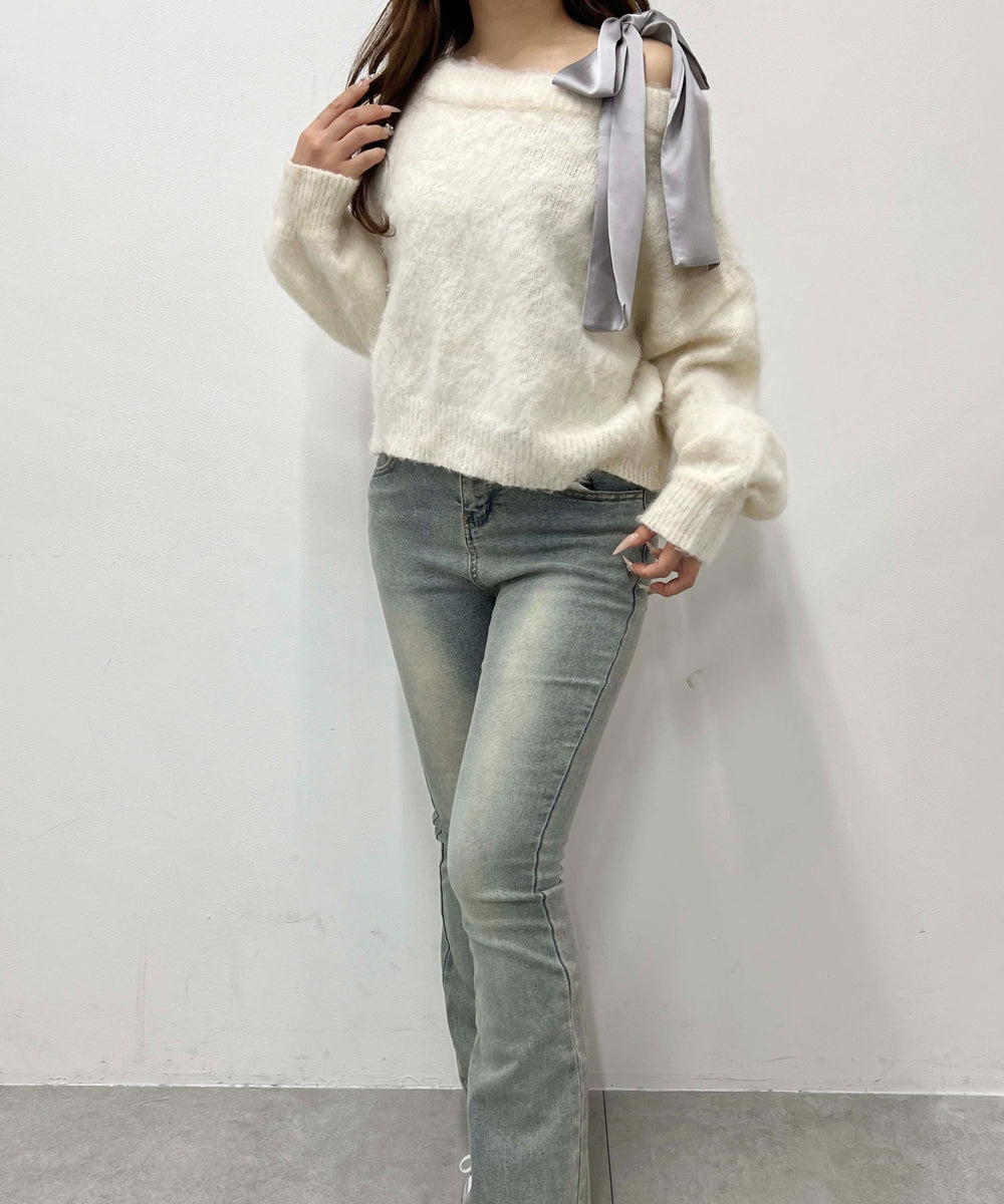 ホワイトアイボリー モデル：155㎝ F着用