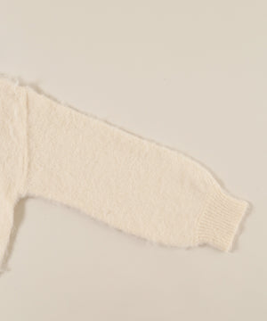 リボンワンショルニット