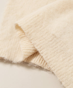 リボンワンショルニット