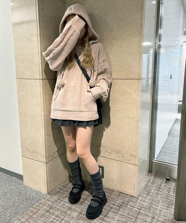 ピンク モデル：160㎝ F着用