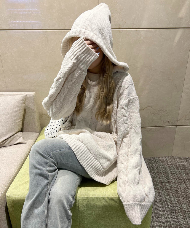 ホワイトアイボリー モデル：160㎝ F着用