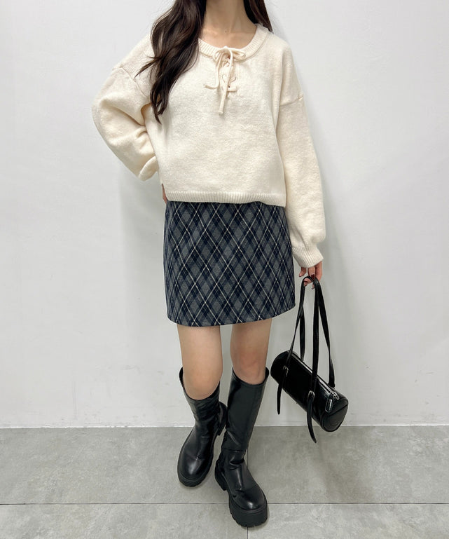 ホワイトアイボリー モデル：157㎝ F着用