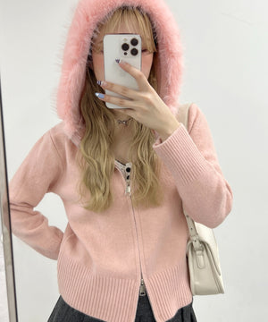 ピンク モデル：160㎝ F着用