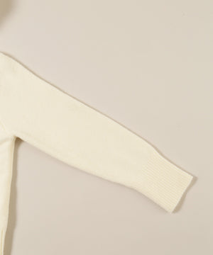 フードファーWジップカーディガン