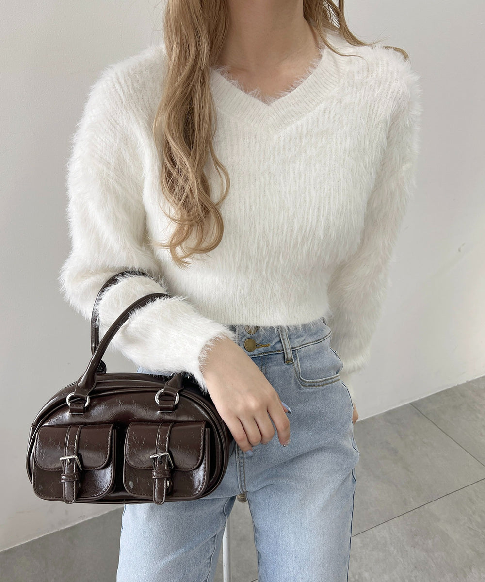 ホワイト モデル：160㎝ F着用