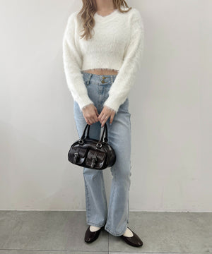 ホワイト モデル：160㎝ F着用