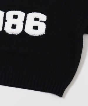 ナンバリングショートニット