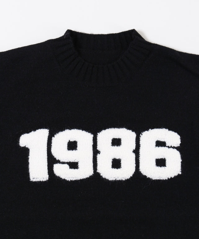 ナンバリングショートニット