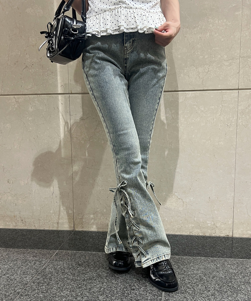 デニム中濃 モデル：157㎝ F着用